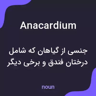 معنی anacardium به فارسی معنی anacardium به فارسی