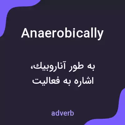 معنی anaerobically به فارسی معنی anaerobically به فارسی