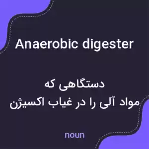 معنی anaerobic digester به فارسی معنی anaerobic digester به فارسی