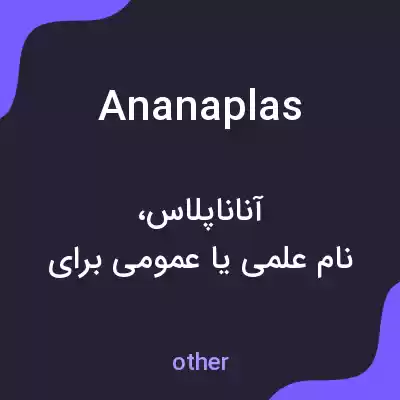 معنی ananaplas به فارسی معنی ananaplas به فارسی