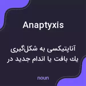 معنی anaptyxis به فارسی معنی anaptyxis به فارسی
