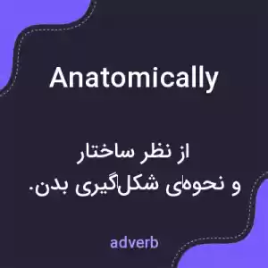 معنی anatomically به فارسی معنی anatomically به فارسی