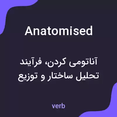 معنی anatomised به فارسی معنی anatomised به فارسی