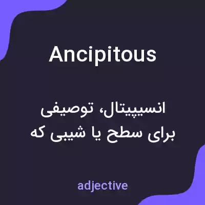 معنی ancipitous به فارسی معنی ancipitous به فارسی