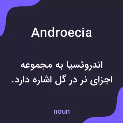 معنی androecia به فارسی معنی androecia به فارسی