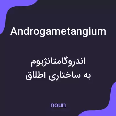 معنی androgametangium به فارسی معنی androgametangium به فارسی