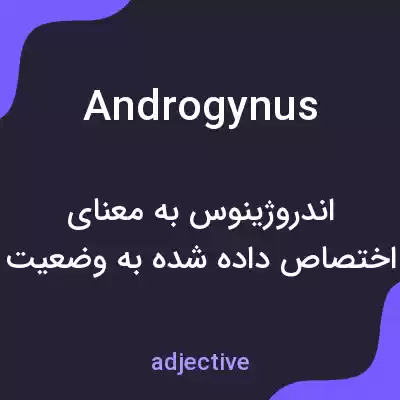 معنی androgynus به فارسی معنی androgynus به فارسی