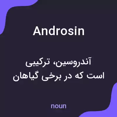 معنی androsin به فارسی معنی androsin به فارسی