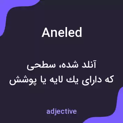 معنی aneled به فارسی معنی aneled به فارسی