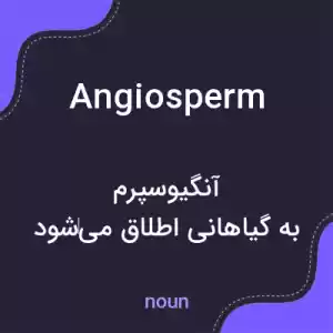 معنی angiosperm به فارسی معنی angiosperm به فارسی