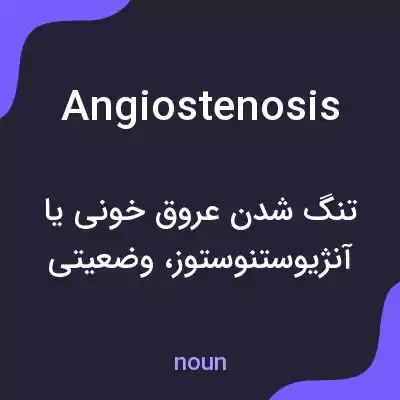 معنی angiostenosis به فارسی معنی angiostenosis به فارسی