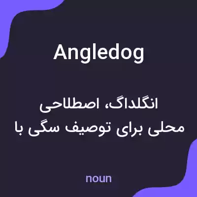 معنی angledog به فارسی معنی angledog به فارسی