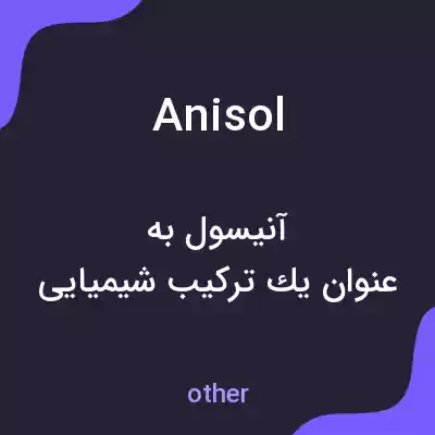 معنی anisol به فارسی معنی anisol به فارسی