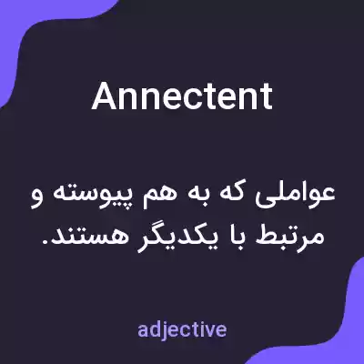 معنی annectent به فارسی معنی annectent به فارسی