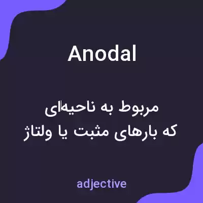 معنی anodal به فارسی معنی anodal به فارسی