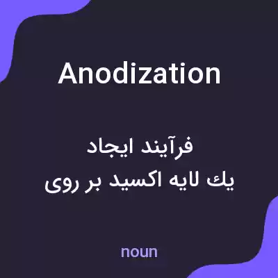 معنی anodization به فارسی معنی anodization به فارسی