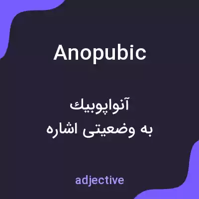 معنی anopubic به فارسی معنی anopubic به فارسی