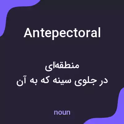 معنی antepectoral به فارسی معنی antepectoral به فارسی