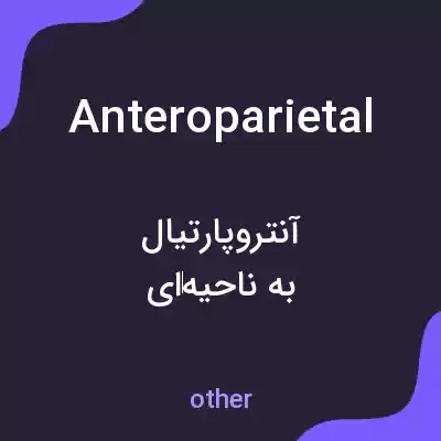 معنی anteroparietal به فارسی معنی anteroparietal به فارسی