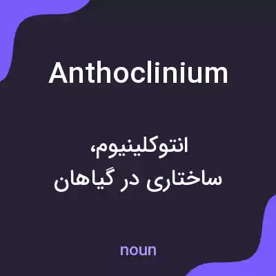 معنی anthoclinium به فارسی معنی anthoclinium به فارسی