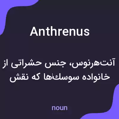 معنی anthrenus به فارسی معنی anthrenus به فارسی
