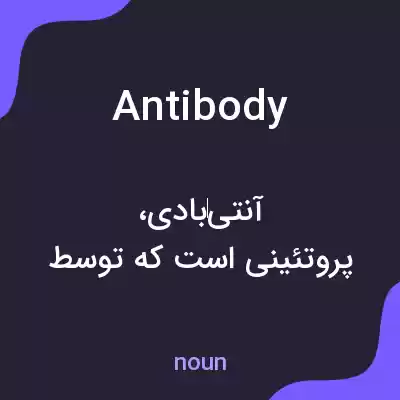 معنی antibody به فارسی معنی antibody به فارسی