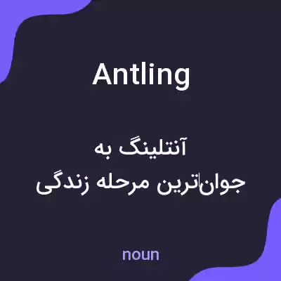 معنی antling به فارسی معنی antling به فارسی