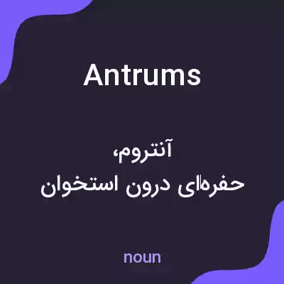 معنی antrums به فارسی معنی antrums به فارسی
