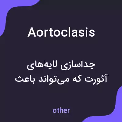 معنی aortoclasis به فارسی معنی aortoclasis به فارسی