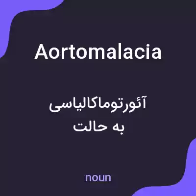 معنی aortomalacia به فارسی معنی aortomalacia به فارسی