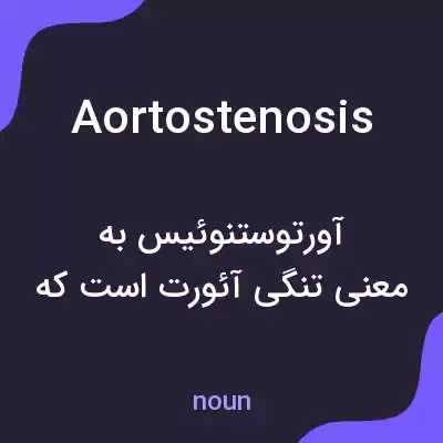 معنی aortostenosis به فارسی معنی aortostenosis به فارسی