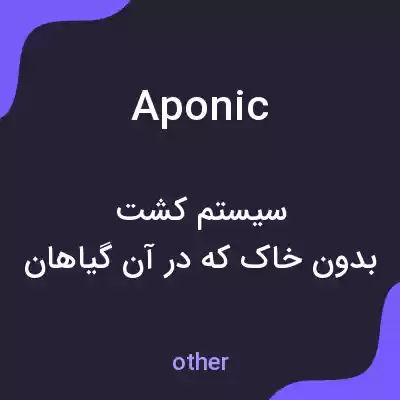 معنی aponic به فارسی معنی aponic به فارسی