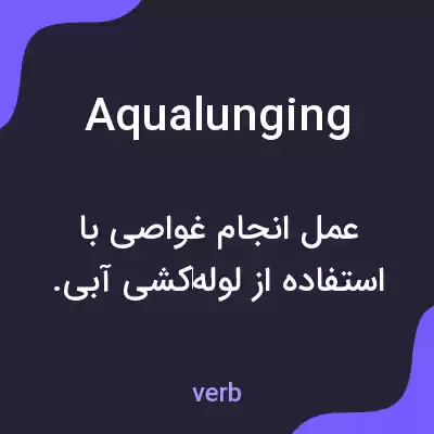 معنی aqualunging به فارسی معنی aqualunging به فارسی