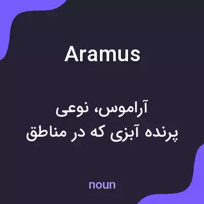 معنی aramus به فارسی معنی aramus به فارسی