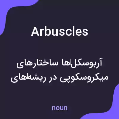 معنی arbuscles به فارسی معنی arbuscles به فارسی