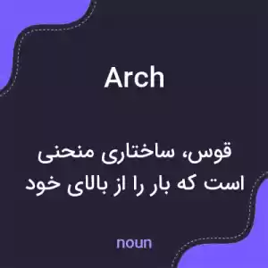 معنی arch به فارسی