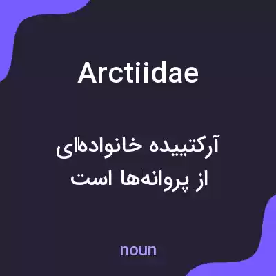 معنی arctiidae به فارسی معنی arctiidae به فارسی