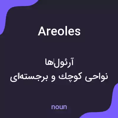 معنی areoles به فارسی معنی areoles به فارسی