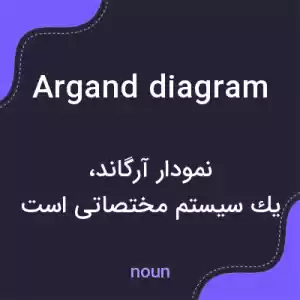 معنی argand diagram به فارسی معنی argand diagram به فارسی