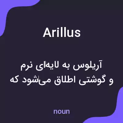 معنی arillus به فارسی معنی arillus به فارسی