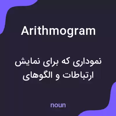 معنی arithmogram به فارسی معنی arithmogram به فارسی