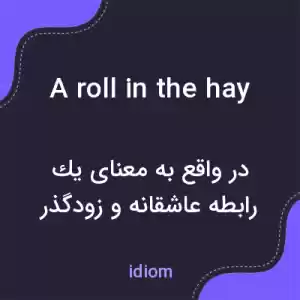 معنی a roll in the hay به فارسی معنی a roll in the hay به فارسی