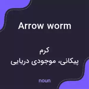 معنی arrow worm به فارسی معنی arrow worm به فارسی