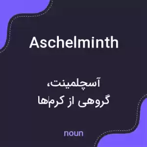 معنی aschelminth به فارسی معنی aschelminth به فارسی