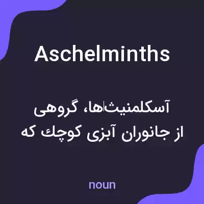 معنی aschelminths به فارسی معنی aschelminths به فارسی