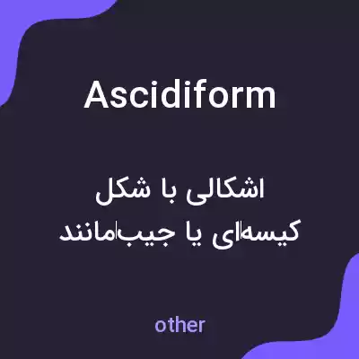 معنی ascidiform به فارسی معنی ascidiform به فارسی