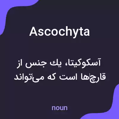 معنی ascochyta به فارسی معنی ascochyta به فارسی