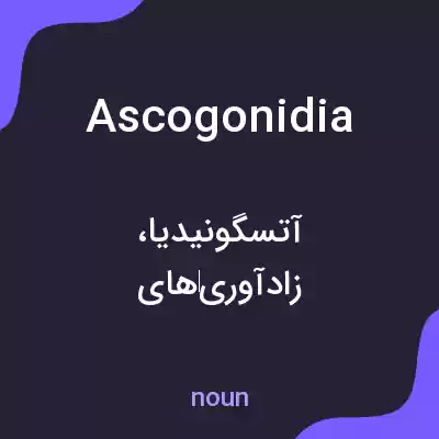 معنی ascogonidia به فارسی معنی ascogonidia به فارسی