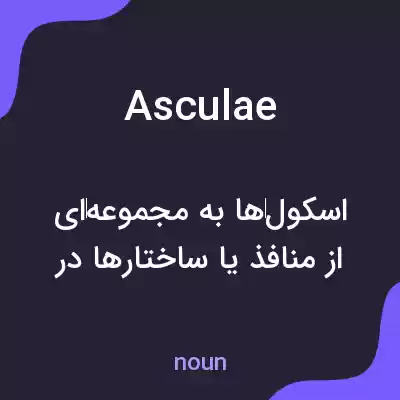 معنی asculae به فارسی معنی asculae به فارسی
