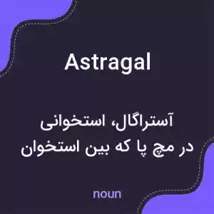 معنی astragal به فارسی معنی astragal به فارسی